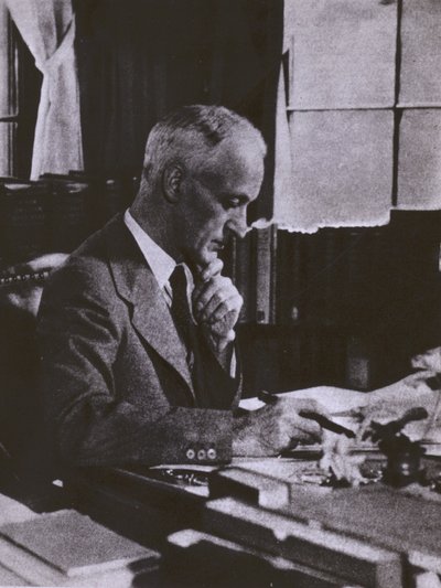 Harvey Cushing, neurokirurg, portræt (s/h-billede) af American Photographer (after)