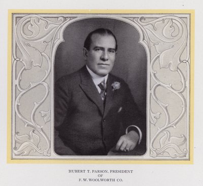 Hubert T Parson, præsident for F W Woolworth Co (s/h foto) af American Photographer (after)