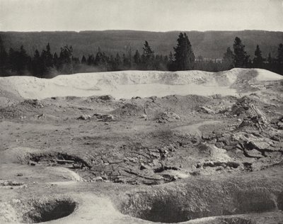 Mammoth Paint Pots, Yellowstone Valley, Wyoming (s/h-billede) af American Photographer (after)