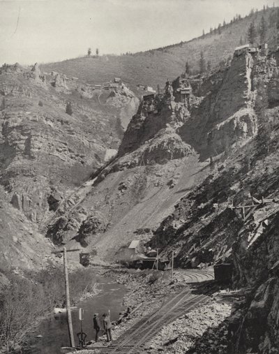 Miner i Eagle River Canyon, Colorado (s/h-billede) af American Photographer (after)