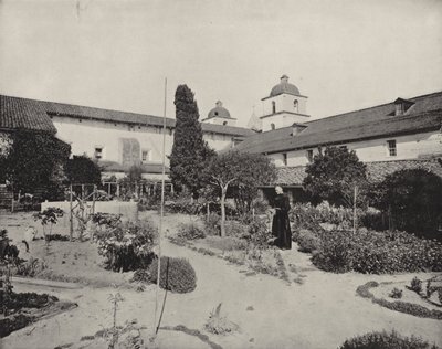 Mission of Santa Barbara, Californien (s/h foto) af American Photographer (after)