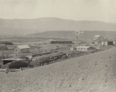 Montana Horse Ranch (s/h-billede) af American Photographer (after)