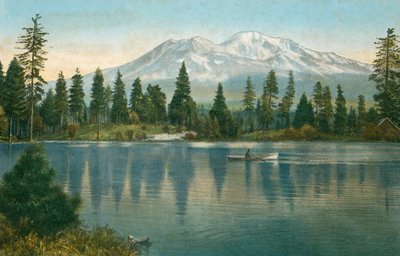 Mount Shasta, fra Reservoir Lake (foto) af American Photographer (after)