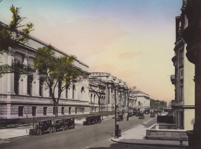 New York: Metropolitan Museum of Art, Fifth Avenue og East 80th Street (foto) af American Photographer (after)