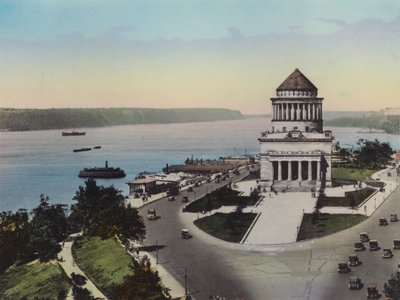 New York: Hudson River og Riverside Drive; Grants grav (foto) af American Photographer (after)