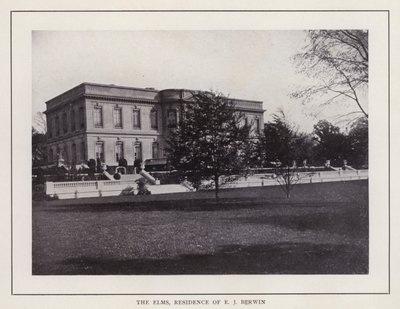 Newport, Rhode Island: The Elms, Residence of E J Berwin (s/h-billede) af American Photographer (after)