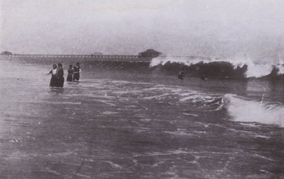 Old Orchard Beach, Maine: The surf (s/h-billede) af American Photographer (after)