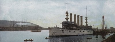 Oregon: Government Cruiser i Portland Harbor (foto) af American Photographer (after)