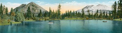 Panorama af Mount Shasta og Black Butte (foto) af American Photographer (after)
