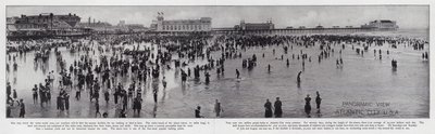 Panoramaudsigt, Atlantic City, USA (s/h-billede) af American Photographer (after)