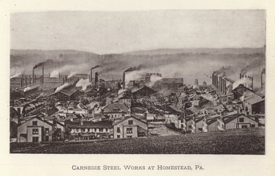 Pittsburgh: Carnegie Steel Works at Homestead, Pennsylvania (s/h foto) af American Photographer (after)