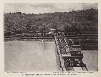Pittsburgh: Smithfield Street Bridge, Monongahela River (s/h foto) af American Photographer (after)