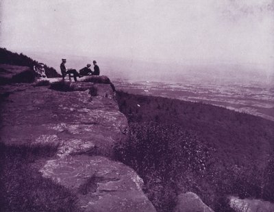 Prospekt fra toppen af White Mountains, New Hampshire (s/h foto) af American Photographer (after)
