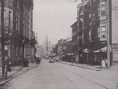 Providence, Rhode Island: Westminster Street East fra katedralen (s/h foto) af American Photographer (after)