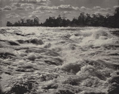 Rapids of Niagara over Falls (s/h foto) af American Photographer (after)