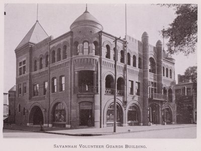 Savannah Volunteer Guards Building (s/h-billede) af American Photographer (after)