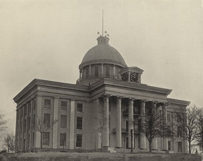 State Capitol Building i Montgomery, Alabama (s/h-billede) af American Photographer (after)