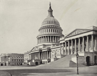 Hovedstadsbygningen i Washington (s/h-billede) af American Photographer (after)
