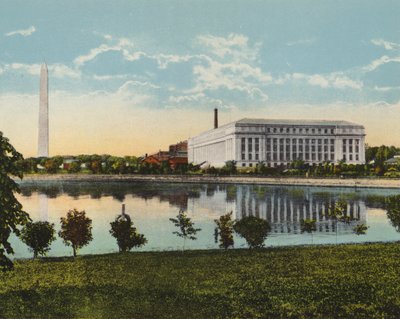 Washington DC: The New Bureau of Printing and Engraving on Potomac Park and Basin (foto) af American Photographer (after)