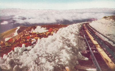 Over skyerne, fra toppen af Pikes Peak, højde af American Photographer