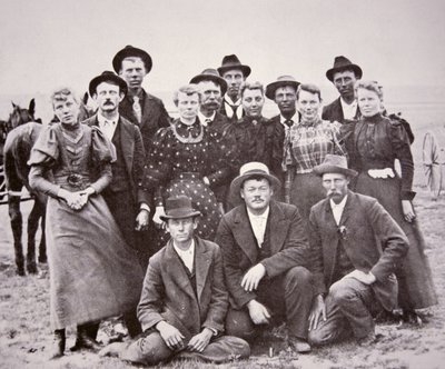 American Pioneers, ca. 1850 (s/h-billede) af American Photographer