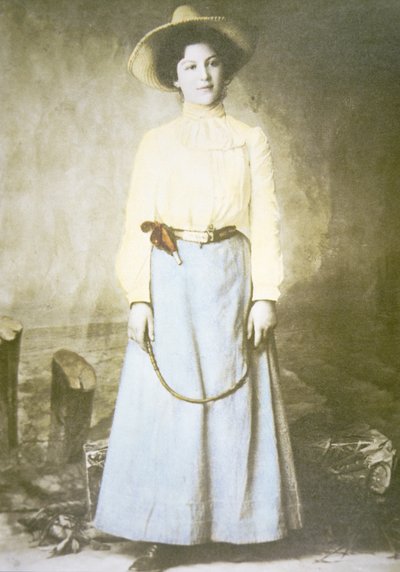 Anna Webb fra Kansas, ca. 1880 (s/h-foto) af American Photographer