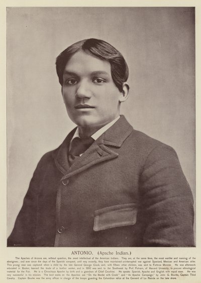 Antonio, Apache-indianer af American Photographer
