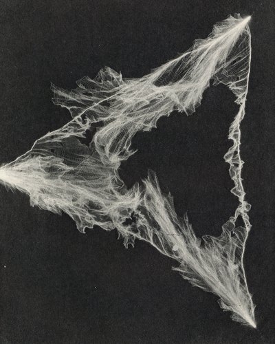 Kunstige lyn produceret i et laboratorium (s/h-foto) af American Photographer