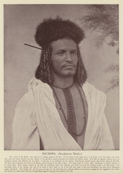 Bachara, sudanesisk sheik af American Photographer