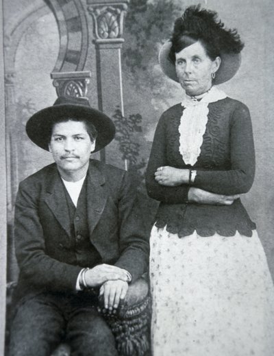Belle Starr med sin kæreste 