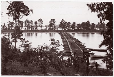 Building Quarters at Fort Brady, ca. 1865 (albumin sølvtryk fra glasnegativ) af American Photographer
