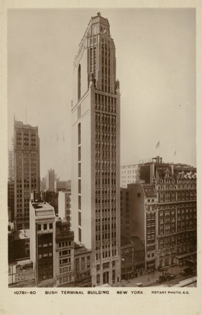 Bush Terminal Building, New York City, USA (s/h-foto) af American Photographer
