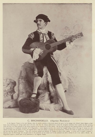 C Brignardello, algerisk musiker af American Photographer