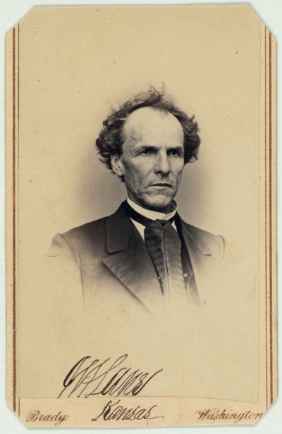 Carte de Visite, James Henry Lane (s/h-billede) af American Photographer