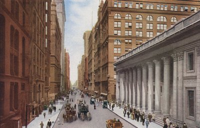 Chicago: La Salle Street, fra Board of Trade Building (farvefoto) af American Photographer