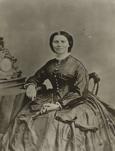 Clara Barton, ca. 1865 (s/h-billede) af American Photographer