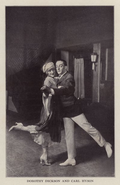 Dorothy Dickson og Carl Hyson (s/h-foto) af American Photographer