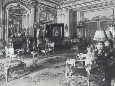 Tegnestue i Astor-familiens hus, Fifth Avenue, New York af American Photographer
