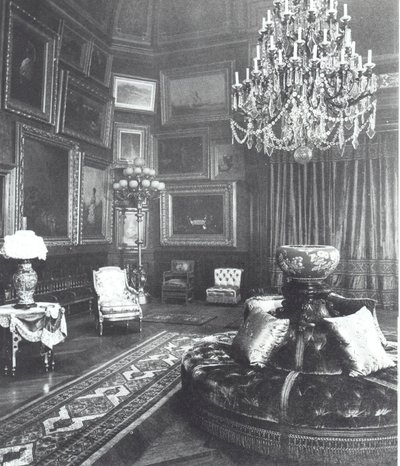 Salon i Astor-familiens hus, Fifth Avenue, New York af American Photographer