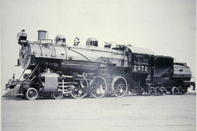 Motor 2372 klasse T-32 fra Southern Pacific Railroad (s/h foto) af American Photographer