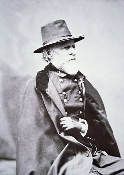 General Philip St George Cooke (1809-95) (s/h foto) af American Photographer