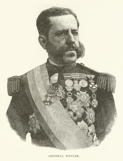 General Weyler (sort-hvid fotografi) af American Photographer
