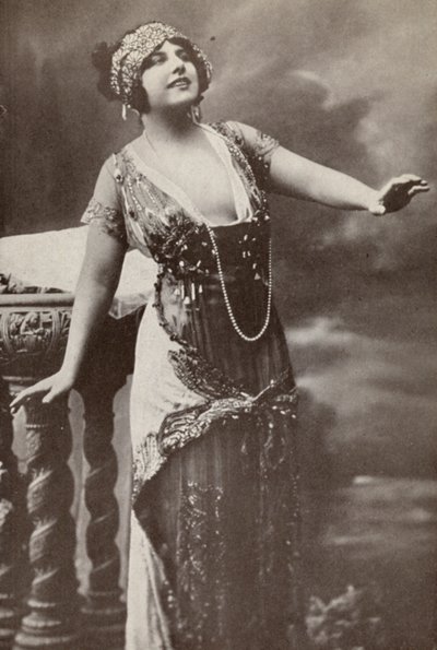 Geraldine Farrar, som "Tosca" (s/h-foto) af American Photographer