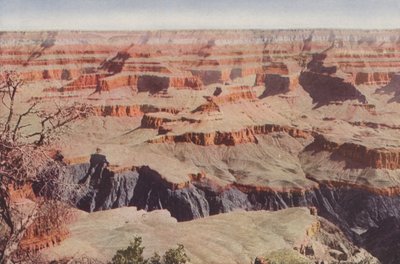 Grand Canyon, Arizona, kigger over fra Yavapai Point (farvelagt foto) af American Photographer