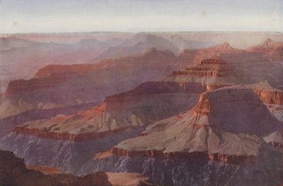 Grand Canyon, Arizona, solnedgang fra Hopi Point (foto i farver) af American Photographer