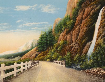 Horsetail Falls (farvefoto) af American Photographer