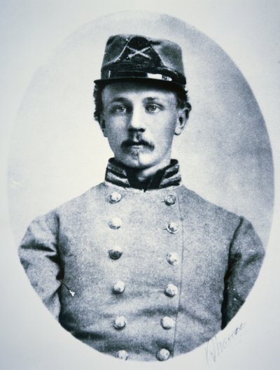 Israel Spencer, konfødereret hærsoldat (s/h-billede) af American Photographer