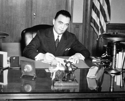 J. Edgar Hoover (1895-1972) 1935 (s/h-foto) af American Photographer