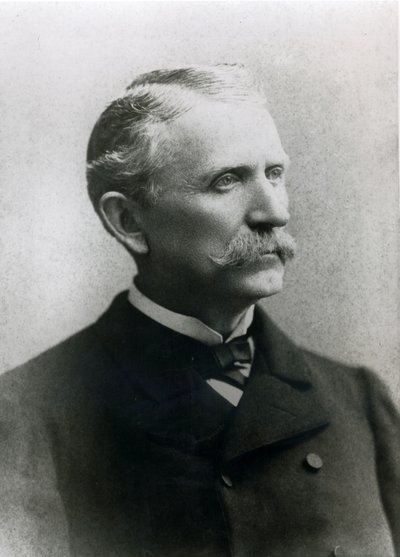 James B. Hume, Wells Fargos detektivchef (s/h-billede) af American Photographer