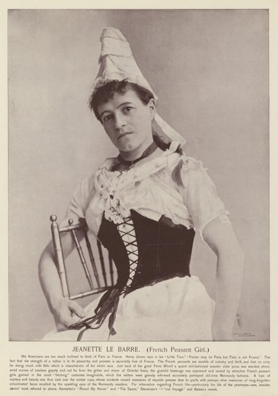 Jeanette le Barre, fransk bondepige af American Photographer